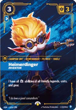 Heimerdinger, Inventor 카드 이미지