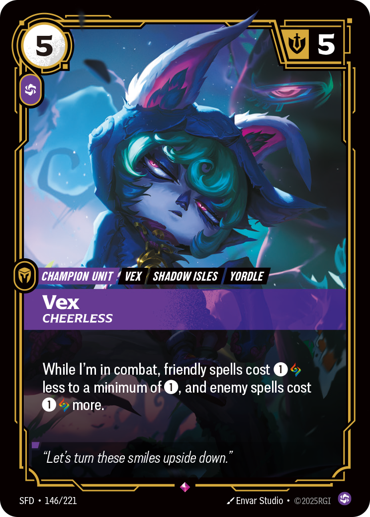 Vex, Cheerless 카드 이미지