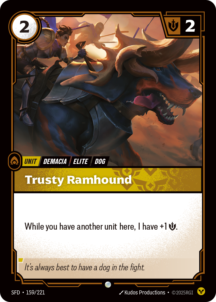 Trusty Ramhound 카드 이미지