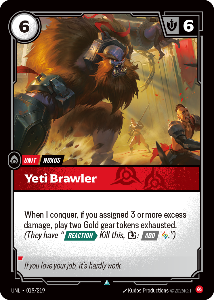 Yeti Brawler 카드 이미지