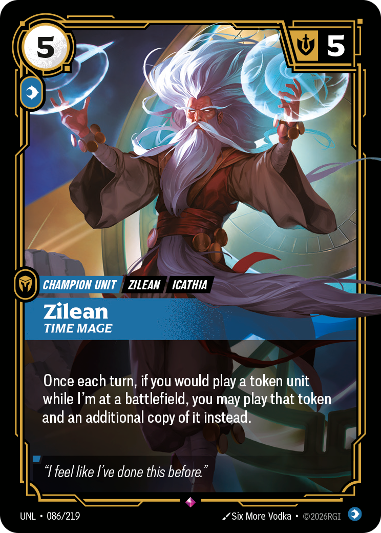 Zilean, Time Mage 카드 이미지