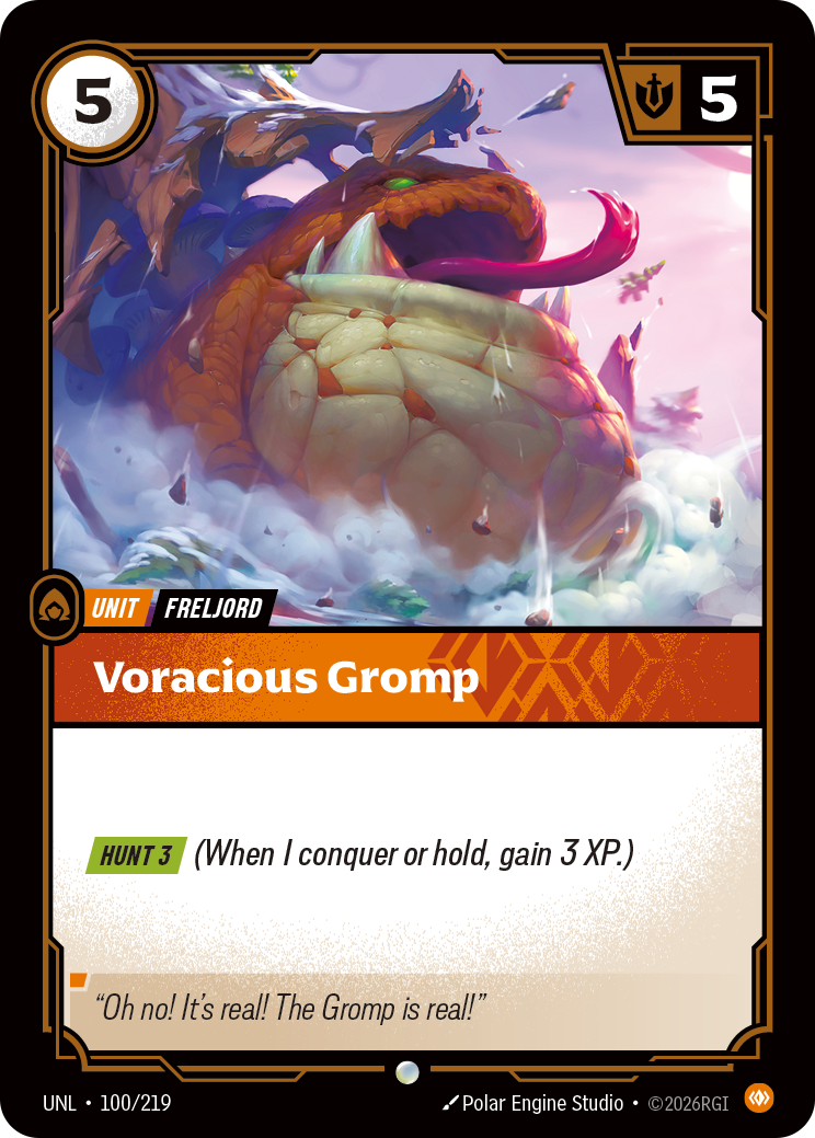 Voracious Gromp 카드 이미지