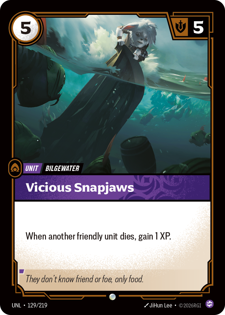 Vicious Snapjaws 카드 이미지