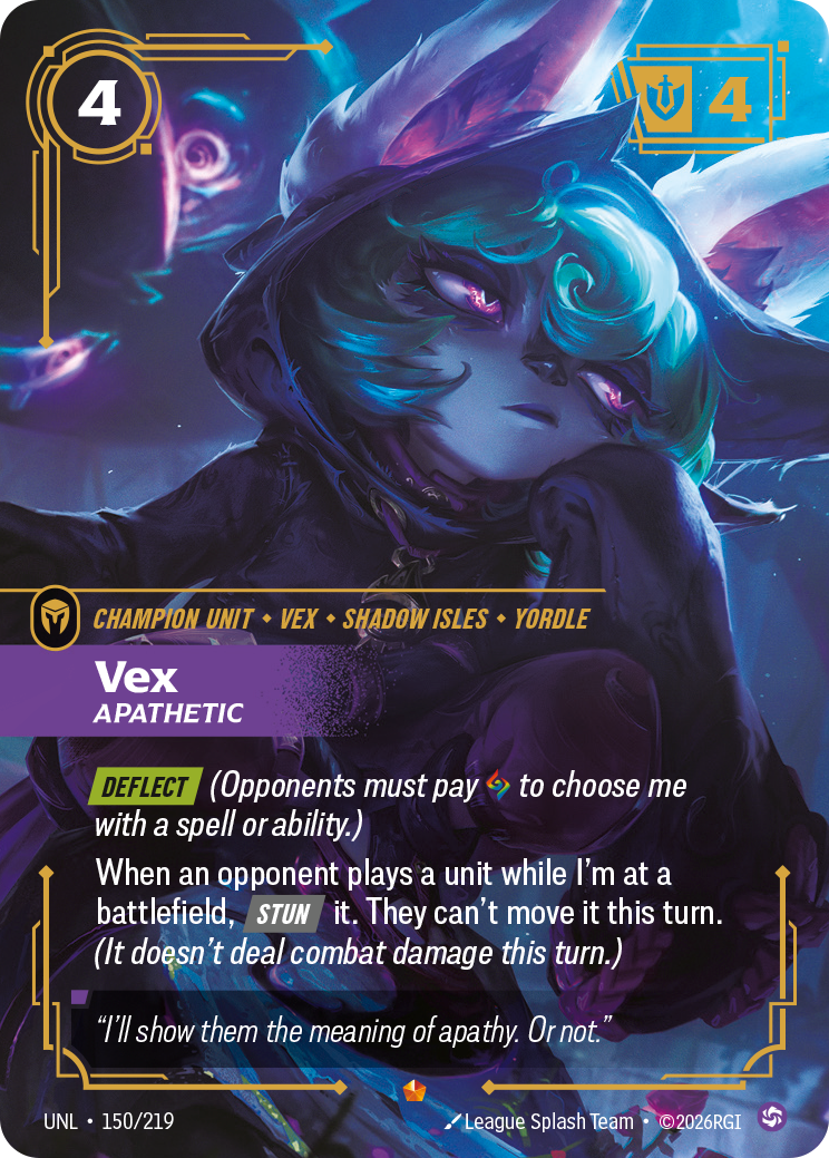 Vex, Apathetic 카드 이미지