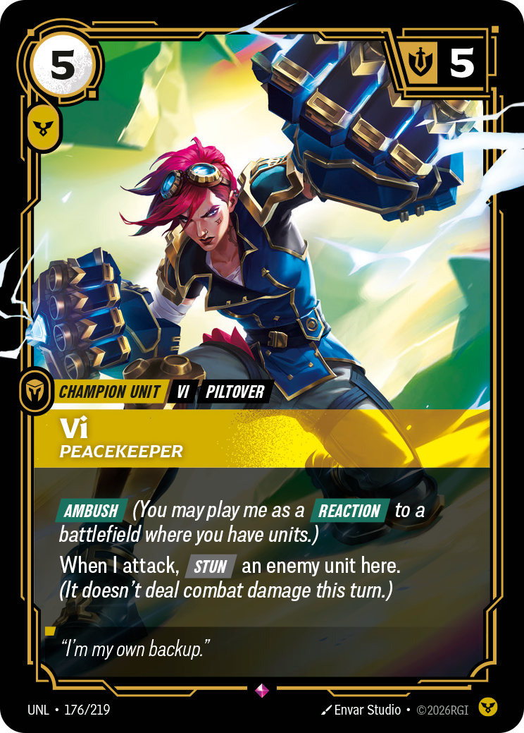 Vi, Peacekeeper 카드 이미지