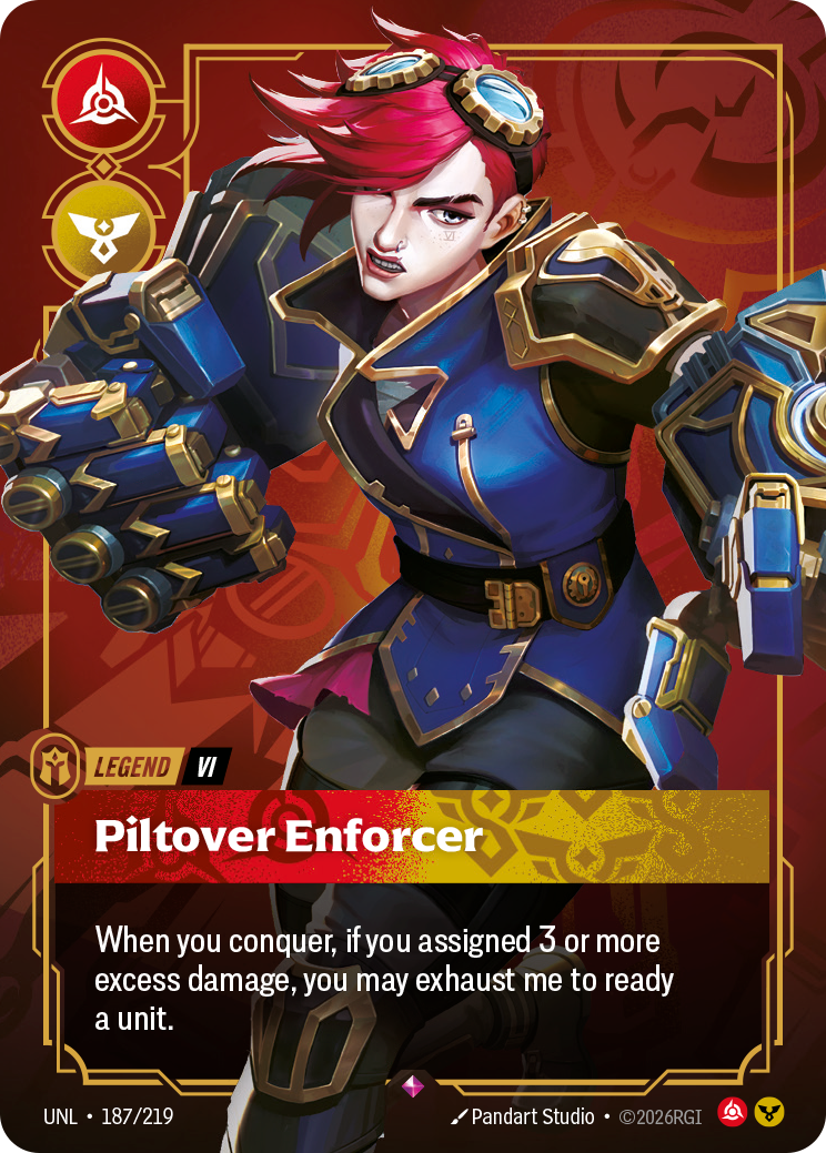 Vi, Piltover Enforcer 카드 이미지