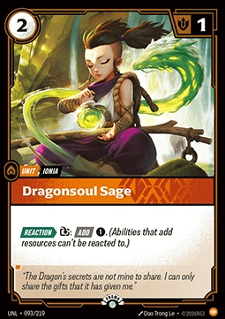 Dragonsoul Sage 카드 이미지