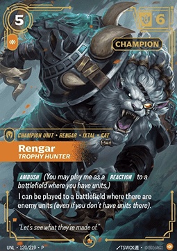 Rengar, Trophy Hunter