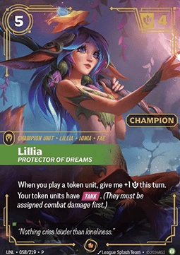 Lillia, Protector of Dreams