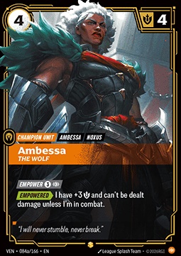 Ambessa, The Wolf 카드 이미지