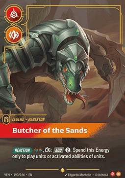 Renekton, Butcher of the Sands