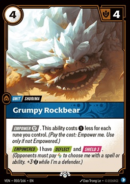Grumpy Rockbear 카드 이미지