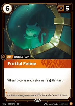 Fretful Feline 카드 이미지