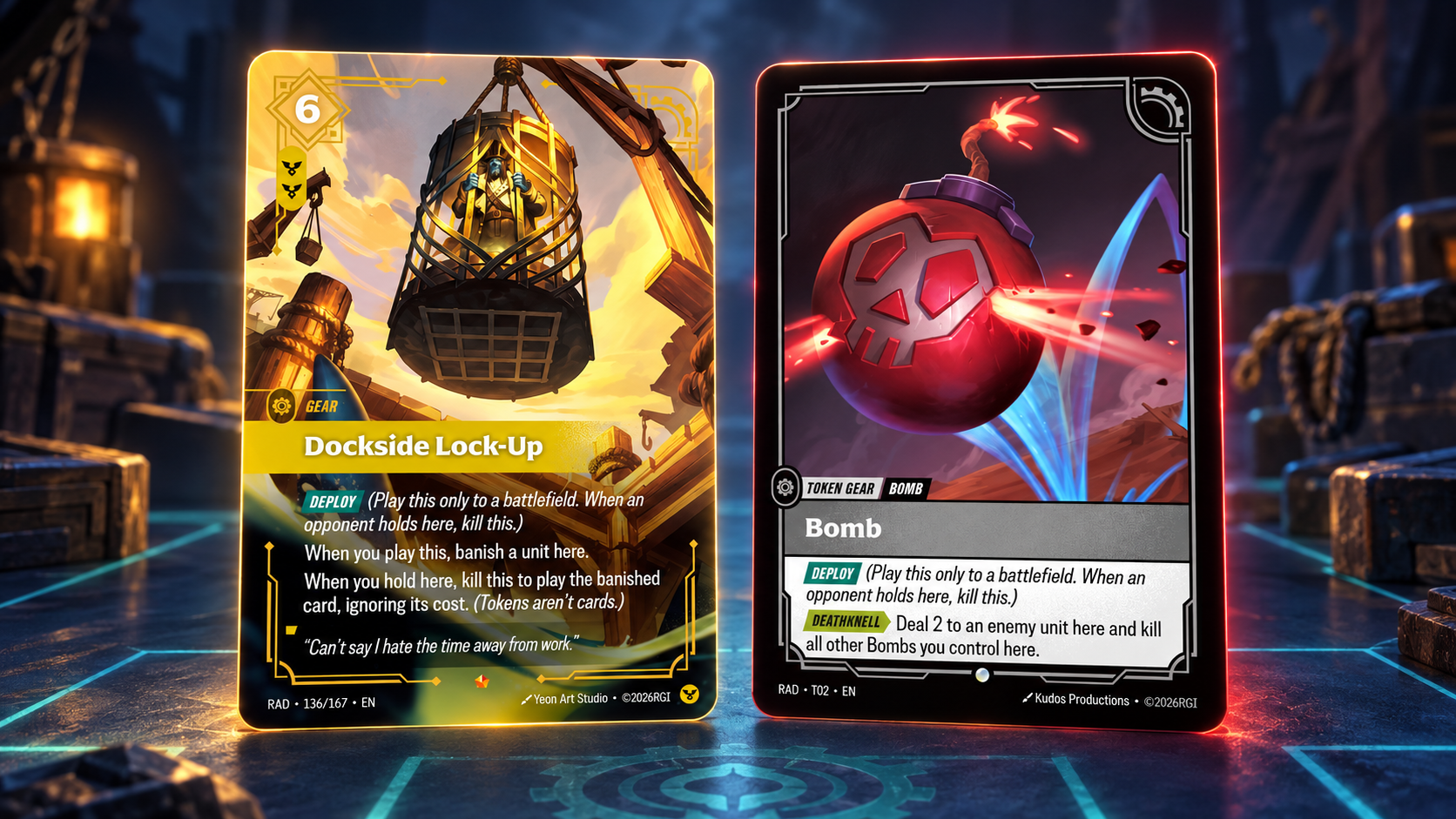 Actual card comparison: Deploy in Riftbound: why the Bomb token belongs on a battlefield