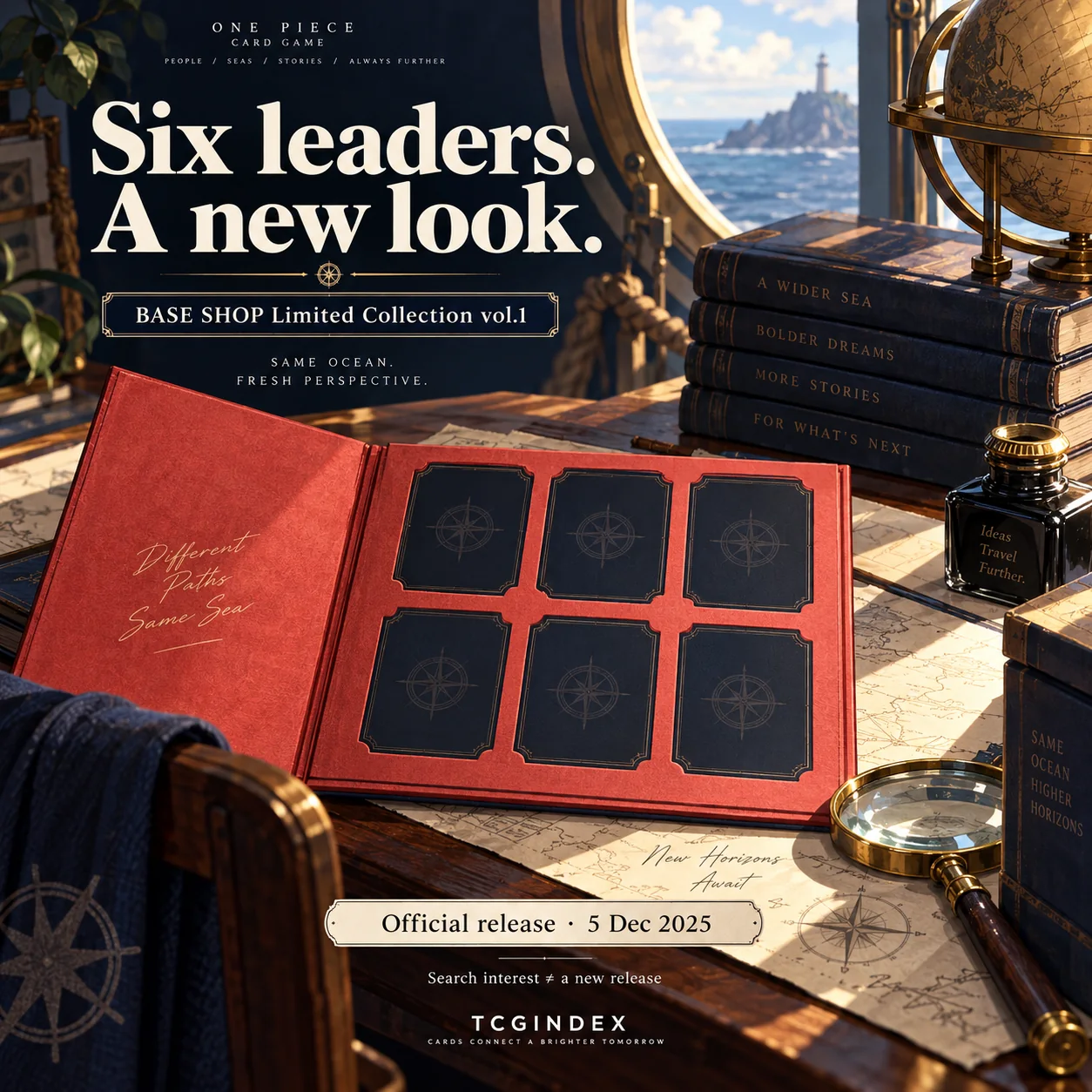 Actual card comparison: Six familiar leaders, one very different collection