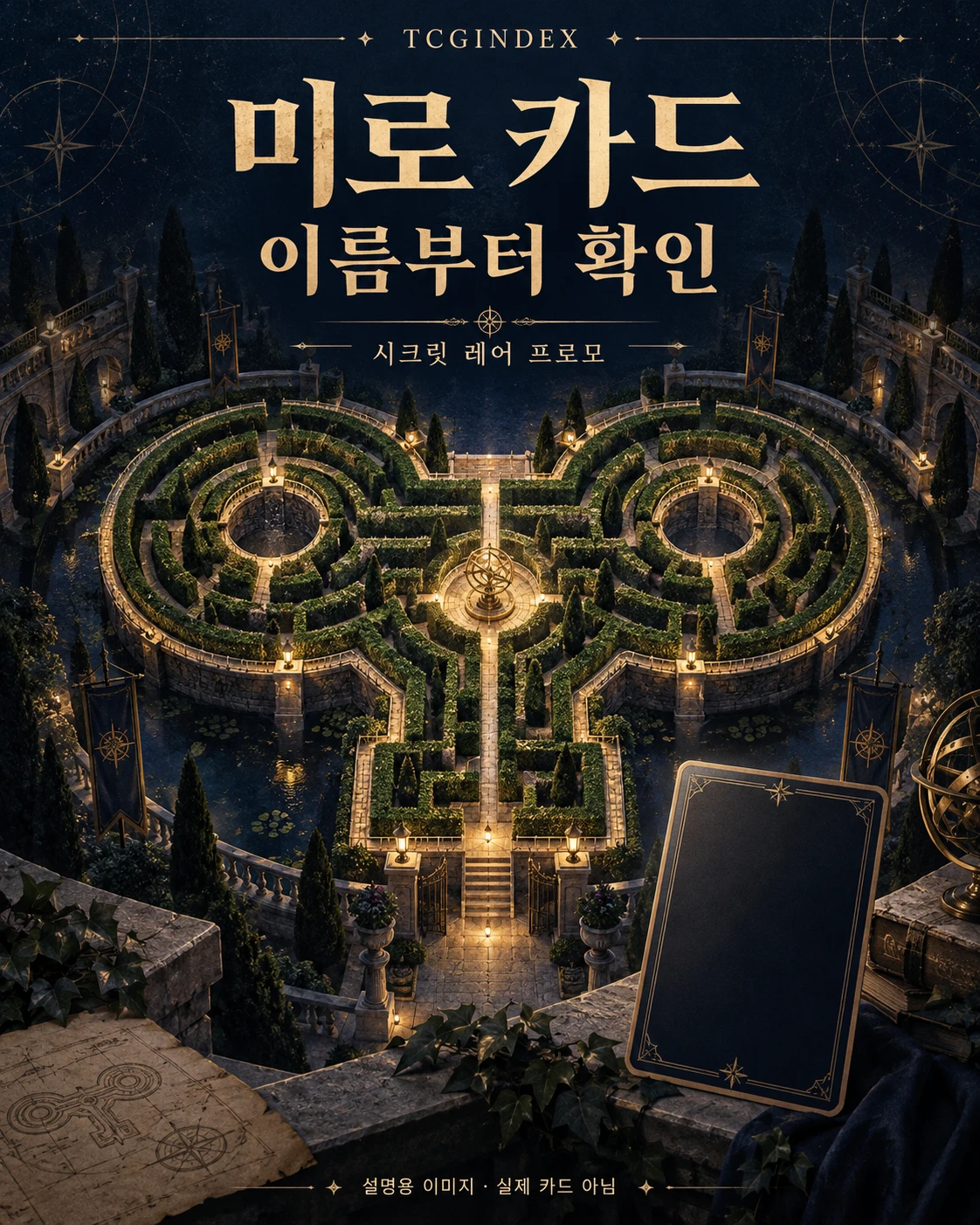 ‘The Labyrinth’를 찾을 땐 Maze of Ith도 함께 적어 주세요 실제 카드 비교
