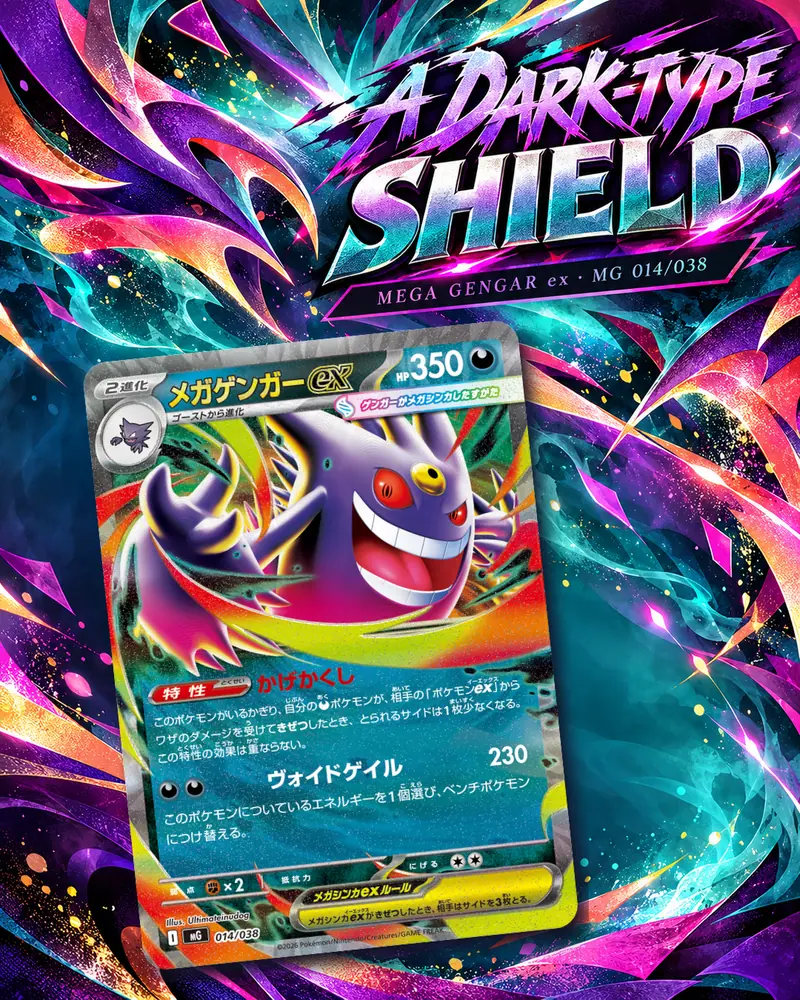 Mega Gengar ex: a shield for Darkness Pokémon