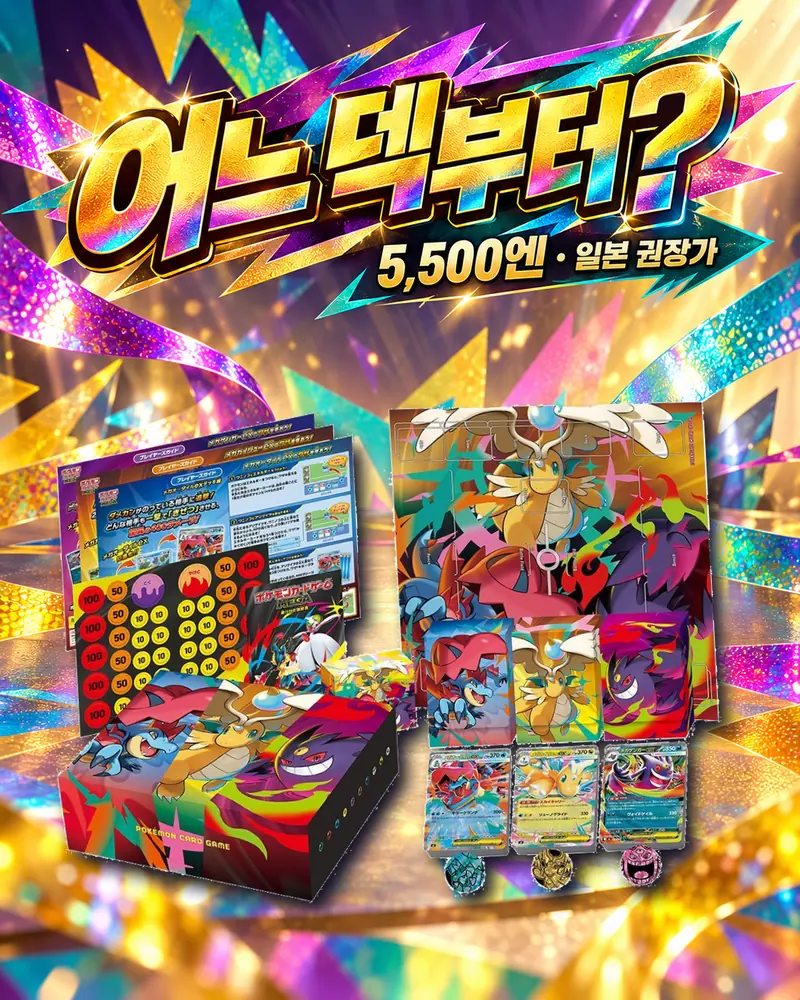 어느 덱부터 플레이하고 싶나요?