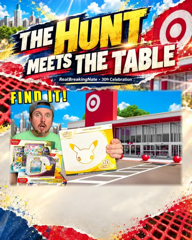 The anniversary hunt reaches a red picnic table