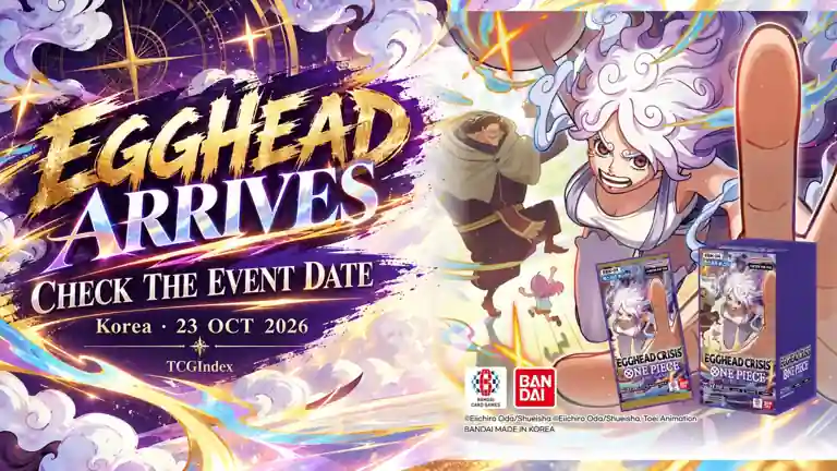 Official Korean EBK-04 product and Bonney preview pixels, with ImageGen backdrop and typography. Independent TCGIndex editing.
