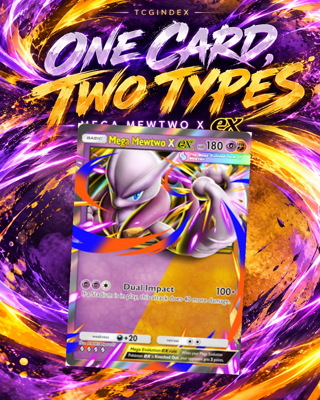 One card, two types