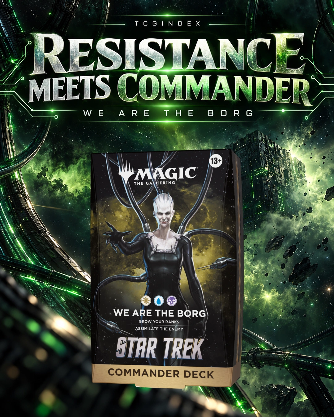 The Borg enter Commander