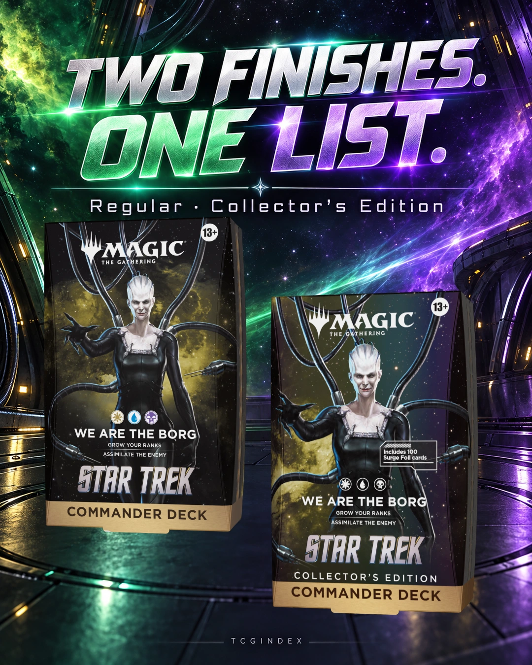 Regular and Collector’s Edition finishes