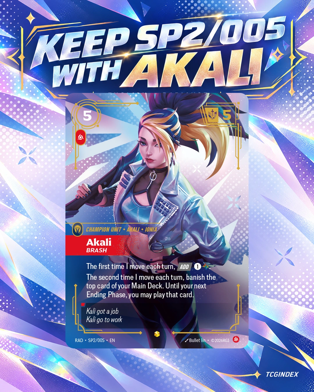 Keep SP2/005 with Akali