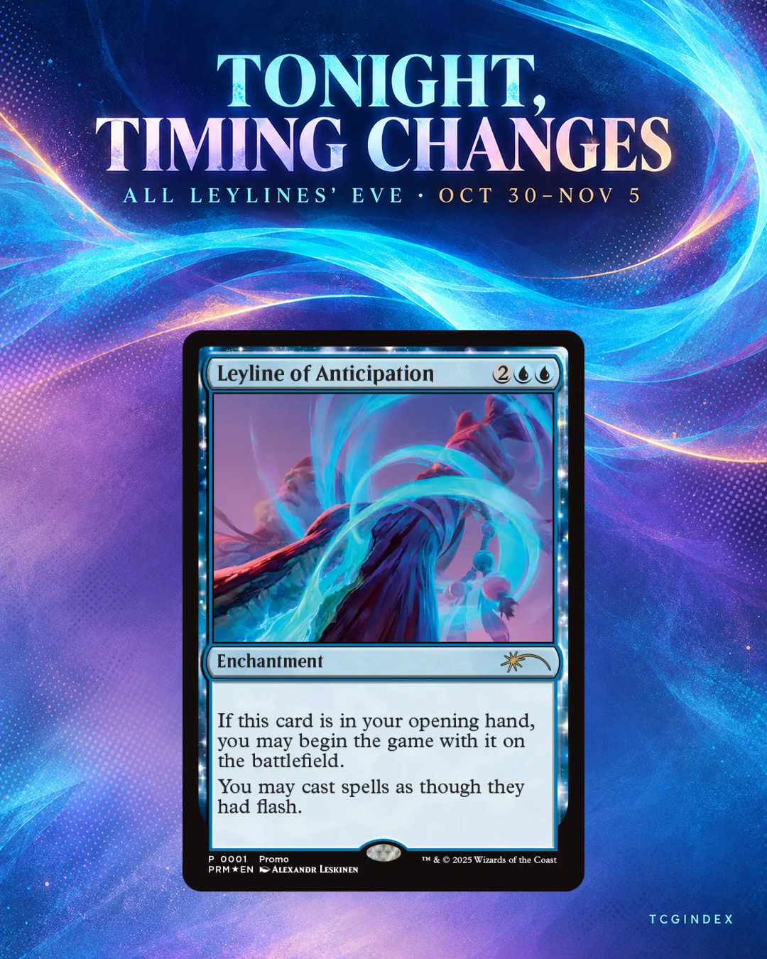 Tonight, timing changes