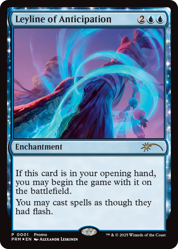 영어판 공식 Leyline of Anticipation 프로모 PRM 0001 견본