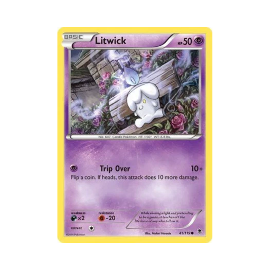 Pokemon TCG Litwick C Phantom Forces (English Ver.)