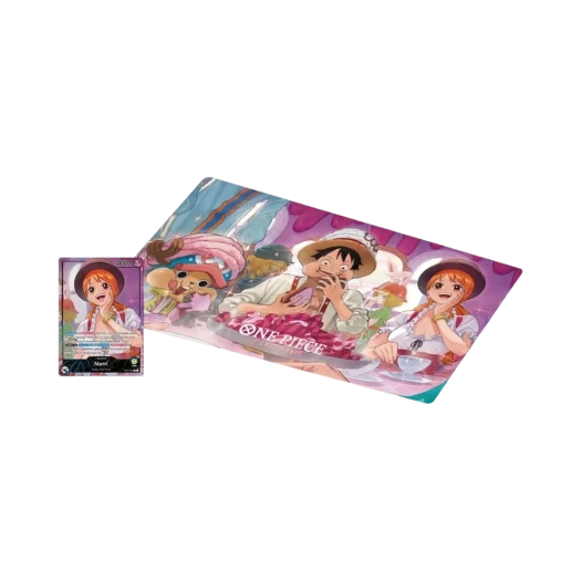 원피스 TCG 오피셜 플레이매트 & 카드 세트 홀 케이크 아일랜드 아크 (영문판) 카드 이미지