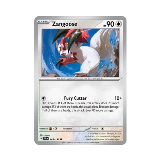 Pokemon TCG Zangoose C Surging Sparks (English Ver.)