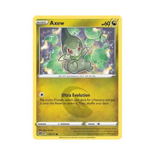 Pokemon TCG Axew C Brilliant Stars (English Ver.)