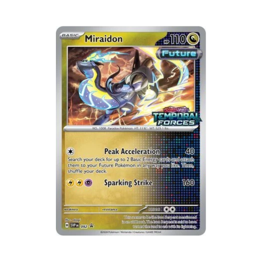 포켓몬 TCG 미라이돈 P 스칼렛 & 바이올렛 프로모 카드 (영문판)