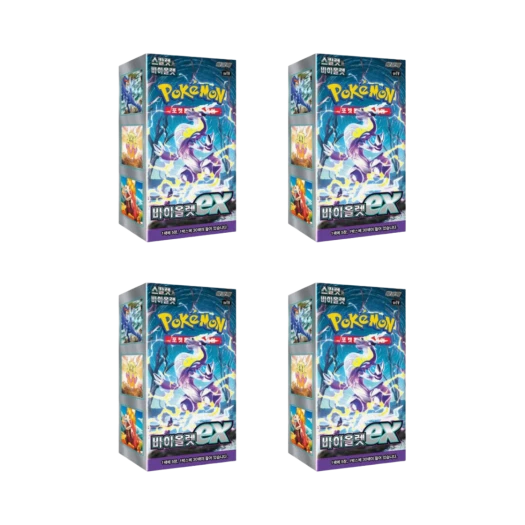 포켓몬 TCG 스칼렛 & 바이올렛 확장팩 바이올렛 EX 4박스 (총 120팩/한글판) 카드 이미지