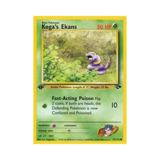포켓몬 TCG 독수의 아보 C 짐 첼린지 (영문판)