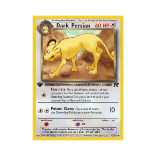 Pokemon TCG Dark Persian U Team Rocket (English Ver.)