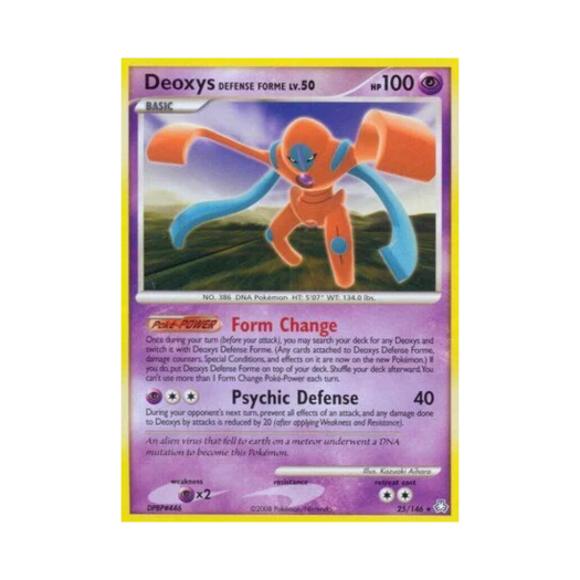 Pokemon TCG Deoxys Defense Forme R Legends Awakened (English Ver.)