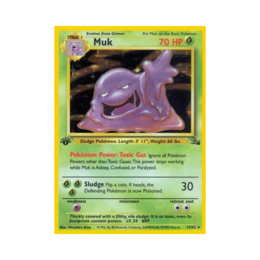 포켓몬 TCG 질뻐기 RH 포실 (영문판)