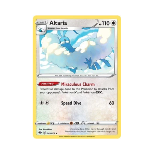 Pokemon TCG Altaria RH Champion's Path (English Ver.)
