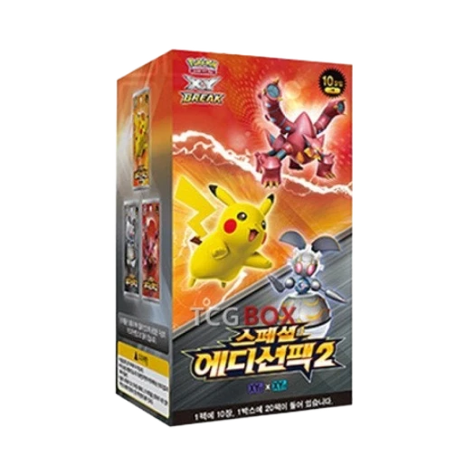 포켓몬 TCG XY BREAK 확장팩 스페셜 에디션팩2 1 박스 (20팩/한글판) 카드 이미지