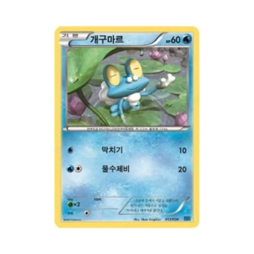 Pokemon TCG Froakie XY First Set Froakie Evolution (Korean Ver.)