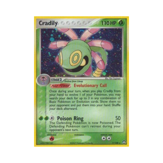 포켓몬 TCG 릴리요 RH EX 파워 키퍼스(영문판)