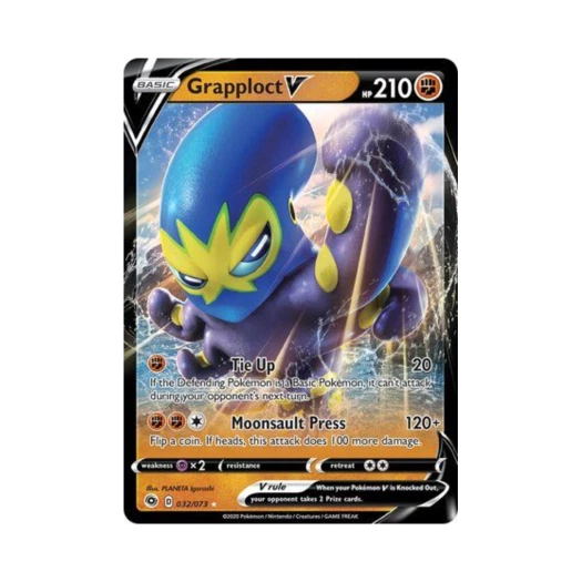 Pokemon TCG Grapploct V HRV Champion's Path (English Ver.)