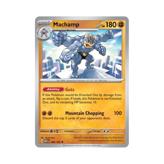Pokemon TCG Machamp R Scarlet & Violet 151 (English Ver.)