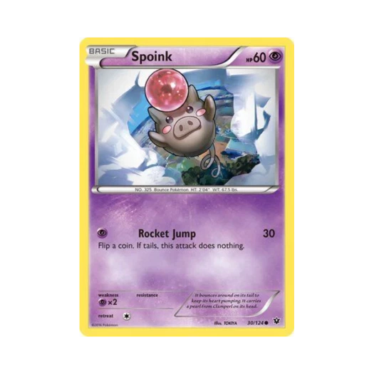 Pokemon TCG Spoink C Fates Collide (English Ver.)
