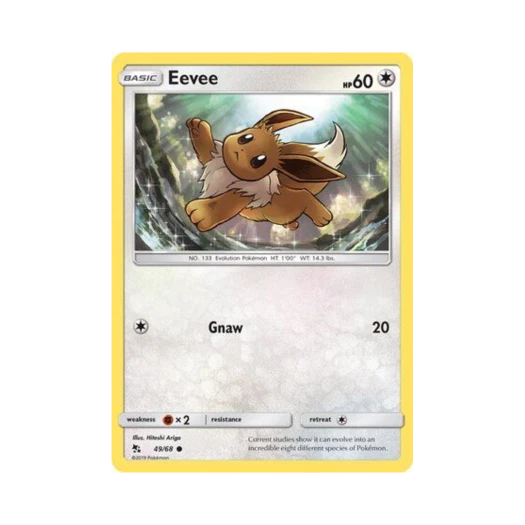 Pokemon TCG Eevee C Hidden Fates (English Ver.)