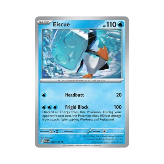 Pokemon TCG Eiscue U Paldea Evolved (English Ver.)
