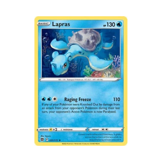 포켓몬 TCG 라프라스 R 브릴리언트 스타즈 (영문판)
